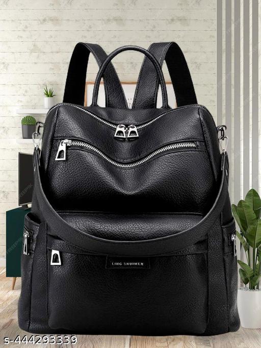 Bohobuzz Backpack Purse for Women Convertible Travel Vintage PU Leather Bag(Backpack,bag,backpack for women women bag fashion,stylish)