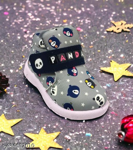 Coolz Kids Chu-Chu Sound Musical Shoes Bobdog-2 Grey for Baby Boys and Baby Girls 1-2.5 yrs