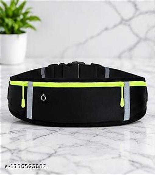 Running Belt Waist Pack Bag, Workout Gear, 3 Pockets Gym Fitness Fanny Pack for Phone, Cell Phone Holder for Running, Jogging Pocket Belt for Women & Men, Running Accessories