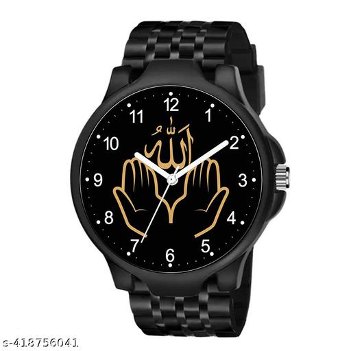 KINGLAND black Silicon Belt Watch For boys,Men