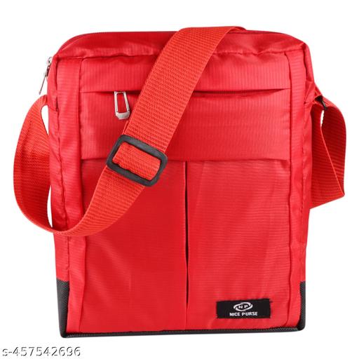 NICE PURSE Red Men Sling Bag Sling Bag / Small Side Travel Crossbody Office Passport Messenger Bag