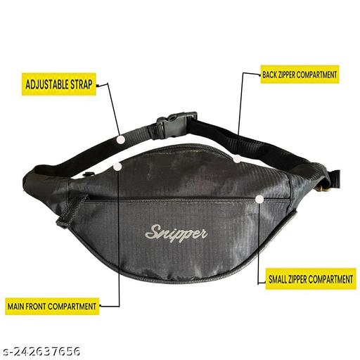 Snipper Running Belt, Waist Pack Pouch, Hip Bag with Adjustable Strap, Suitable for Travel, Camping, Hiking, Outdoors for Men & Women