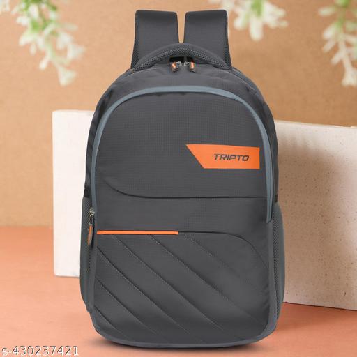 Tripto Casual backpack 3 compartments, front pocket, bottle holder, School bags for boys & girls, College bag for women and men, Ideal for school, college, office Laptop  Bag & travel