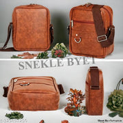 SNEKLE BYET Stylish Professional Casual Synthetic Leather Unisex Bag/Shoulder Bag for Men/Travel Bag/Cross Body Bag/Office Business Bag/Messenger Bag/Stylish Sling Bag for Men & Women