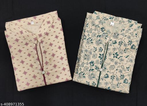 Combo of 2 Printed Kurtis