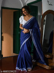 pure cotton love Border wedding and party speacial saree for womens & girls.