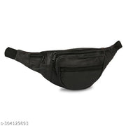 Latest Unisex Genuine Leather Waist Pouch Bag with Adjustable Length Leather Waist/Fanny Bag