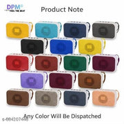 DPM Bluetooth Speaker with Mic, Deep Bass Sound, Colorful RGB Lights, FM Radio Support