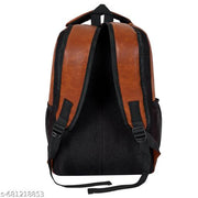 Unisex 25 Liters Laptop Backpack Bag Stylish Pu Leather School/College/Office & Travels