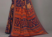 SANWARIYA SILK ZONE FANCY BRASSO SAREE WITH UNSTITCHED BLOUSE