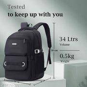 Sports By Tinytot 34 Litre, Stylish & Trendy Water Resistant Hi Storage School Collage Travel Laptop Backpack Bag for Boys, Girls, Mens &  Womens, 20 Inches