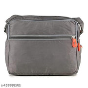 Men & Women's Cross Body Travel Sling Bag || Polyster Sling Bag || Cross Body Utility || Travel Bag || Office Business Messenger Bag || One Side Shoulder Bag for Men and Women Unisex || (Pack Of 2)