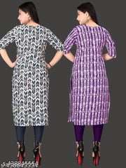 Polyster/Crepe fabric-FASHION KURTI'S