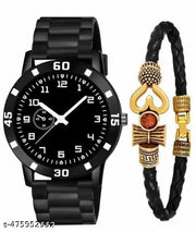 Watch for man |Analog Quartz Movement Men's Watch |Long aBattery Life Doubcle Push Safety Clasp Watches for Boys