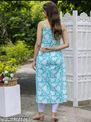 Women’s summer trending long kurti cotton fabric