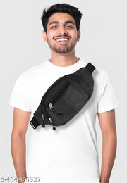 Stylish and Affordable Zerrish Waist Bags: Perfect for Men, Women, Travel, and Everyday Use in Black
