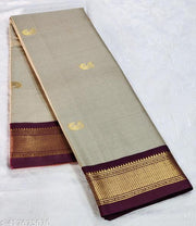 2024 new saree cotton silk peacock butti