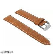 22mm Blue 8 Colors Leather Watch Band, Genuine Leather Replacement Wrist Strap for Men & Smart Watch for All 22mm
