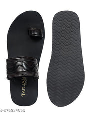 NA KHAN ENTERPRISES Casual Slipper Black/ Flip Flops For Man