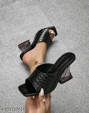 MFW Seldon Stylish Block Heel Slippers