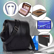 ZipCraze Stylish PU Synthetic Leather Men's Sling Bag Cross Body Travel Office Business messenger
