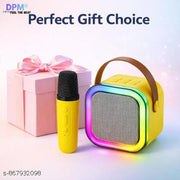 DPM Wireless Karaoke Speaker with Mic, Deep Bass Sound, USB TF AUX Support