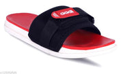 Aadi MRJ1452 Men's Red Synthetic Leather Daily Casual Slipper