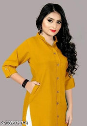 Trandy Atractive Pintex-Pocket kurti