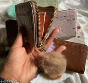 Women Wallet Small  Emb single Chain Purse