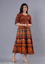 Women's Jaipuri Cotton Printed Kurti