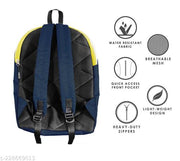 Small 12 L Backpack With Night Reflective Lines Lunch Bag For School, Collage and Office No Backpack