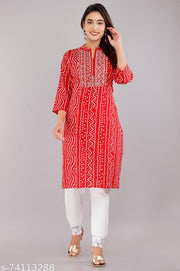 TRENDY WOMEN STRAIGHT KURTI