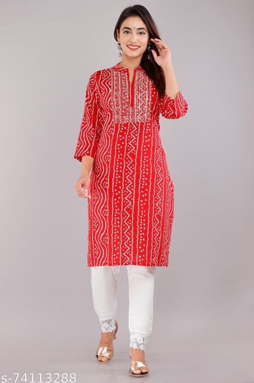 TRENDY WOMEN STRAIGHT KURTI