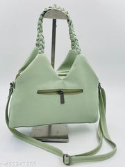 Knitted Hand Held Handbag with adjustable Sling