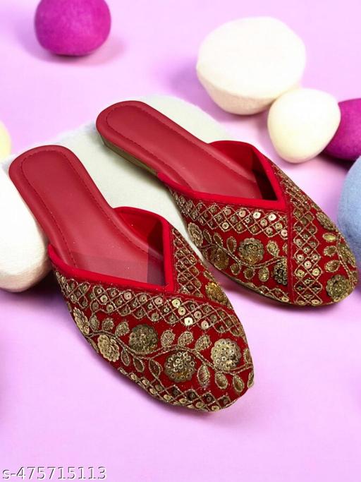 Asamayna Latest partywear designer slipper women and girls