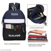 Flylyco Small Waterproof Laptop Bag/Backpack for Men Women Boys Girls/Office School College Teens & Students school bag