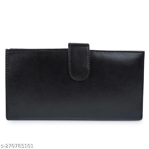Classic World Women's Faux Leather with Zip Pocket, Multiple Card Holders and Pocket Wallet