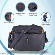 Sling Bag | Cross Body Multipurpose Hand Bag | Sling Bag For Men & Women | Slim Bag for Office, Cash, Business Collection, Travelling | BLUE Sling Bag || (Pack Of 1)