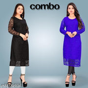 Combo Net Kurtis For Woman Girl  Under 299