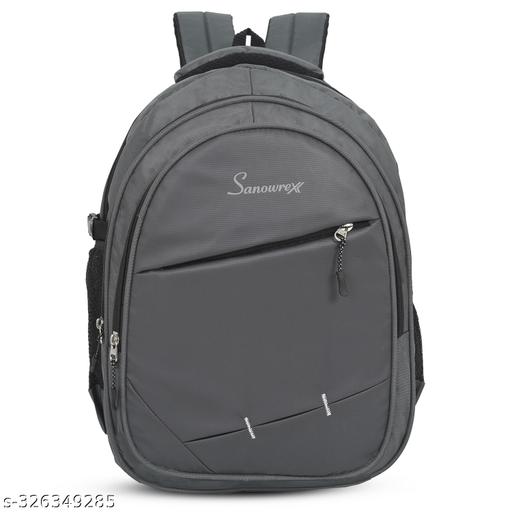 Bags & Backpack /college bag/school bag and office with rain cover  35 L (Grey)
