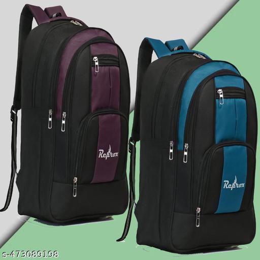 40L Casual Waterproof Laptop Bag/Backpack for Men Women Combo Bag Boys Girls/Offic Students Laptop Backpack school ae School College Teens &nd college bags pack of 2 (black) .