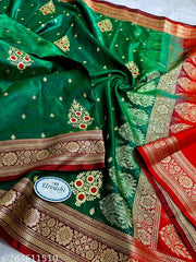 Exclusive -satin silk saree(Full Work-360CM)