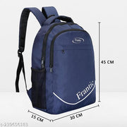 Frantic Polyester Waterproof Laptop, Travel, College, School Bag for Men & Women