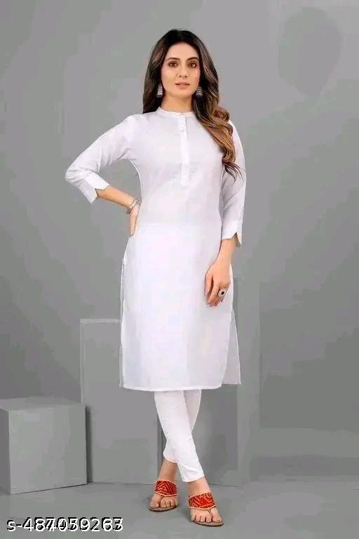 Trned women fashion kurti Khadi cotton