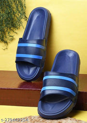 Men Flip Flop Slides Slippers (Blue)
