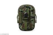 Belt Pouch Waist Bag 5x7 Inch Double Zip Green