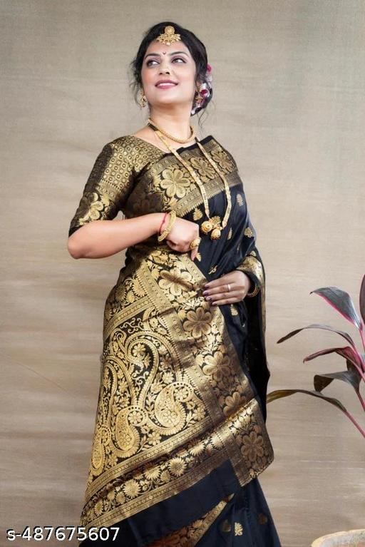 Gazal Fashions Banarasi Silk Saree