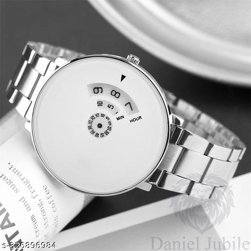 Rishtey Men style Boys Hand Watch Gents 2023 Luxury Design Steel Chain New Model Analog Watch - For Men