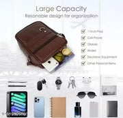 Stylish Professional Casual Synthetic Leather Unisex Bag/Shoulder Bag for Men/Travel Bag/Cross Body Bag/Office Business Bag/Messenger Bag/Stylish Sling Bag for Men & Women - 1 Pcs, Color May Vary
