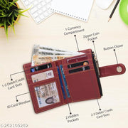 TnW Women Wallets Maroon